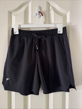 Fabletics Black Elastic Waist Training Shorts